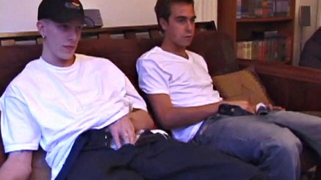 Shane returns for another scene with Vincenzo who can't wait to get naked and play.