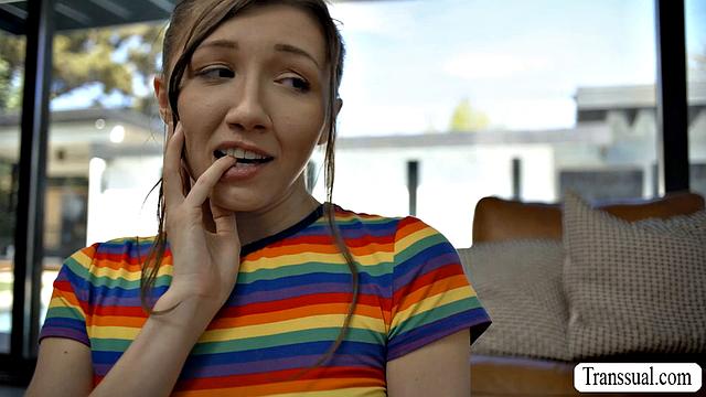 TS Ariel Demure satisfies hot babes