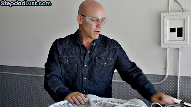 Bald DILF teacher fucking slutty students