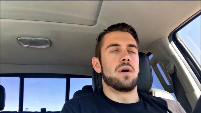 Man Masturbating In Car