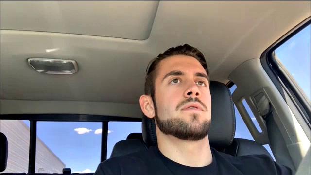 Man Masturbating In Car