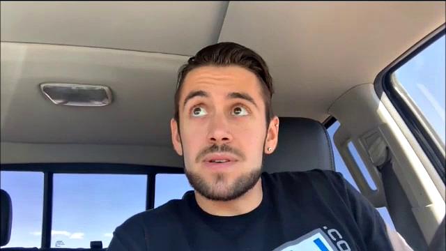 Man Masturbating In Car