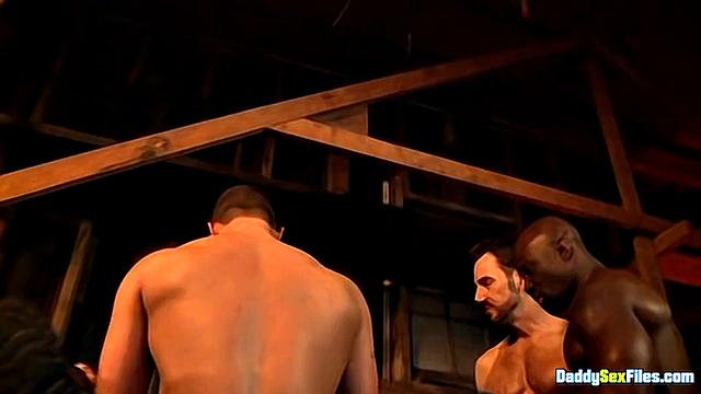 Muscle Bottom Gets Gangbanged - Drew Sumrock, Fabio Stallone