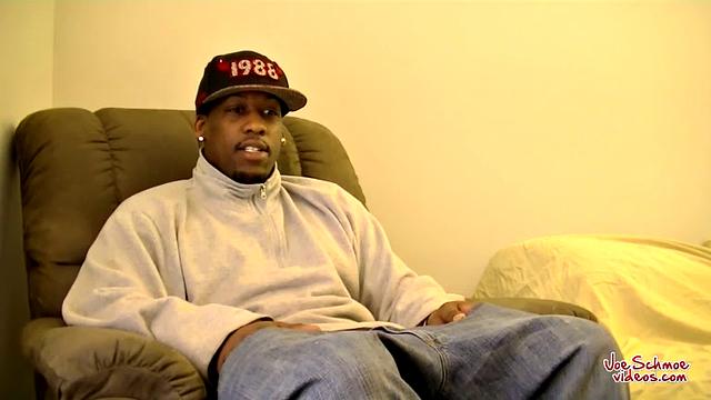 Big Black Guy James Gets Blown - James & Joe