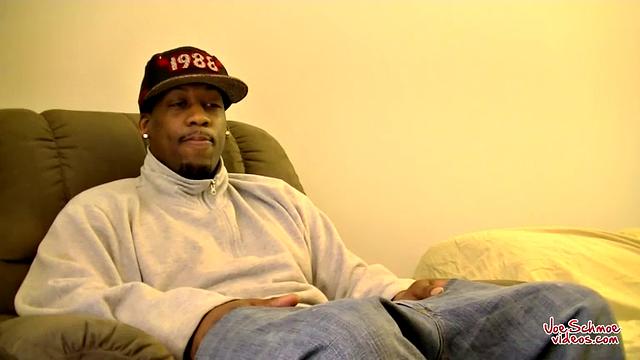 Big Black Guy James Gets Blown - James & Joe