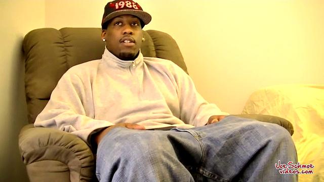 Big Black Guy James Gets Blown - James & Joe