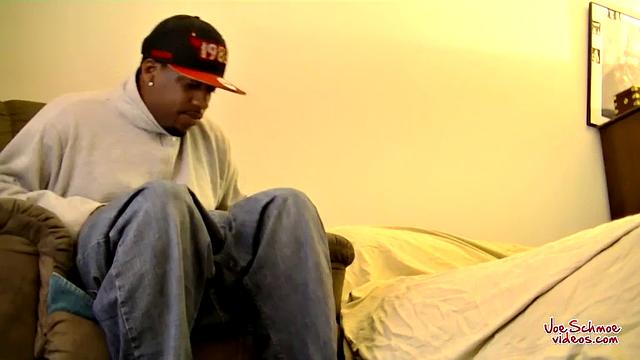 Big Black Guy James Gets Blown - James & Joe