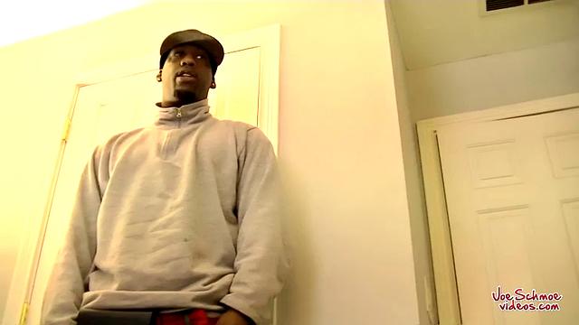 Big Black Guy James Gets Blown - James & Joe