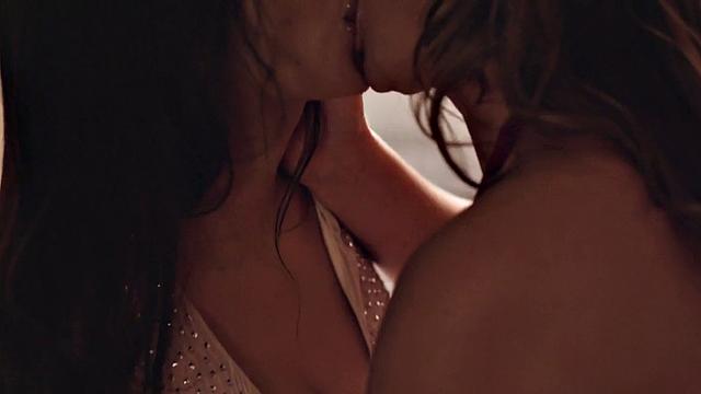 Foot fetish lesbian insertion with busty babes