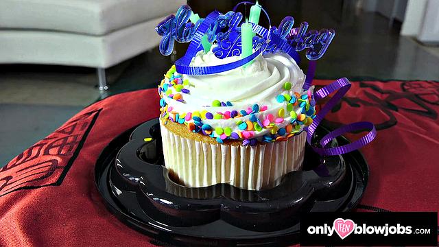 Blowpass - My Birthday Surprise Present Was My Latina GF Sucking My Dick