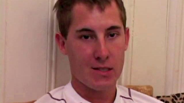 Taking off his clothes and working on his hard on, Kiefer Foxx gets himself all worked up before using a decent size dildo on his tight hole.