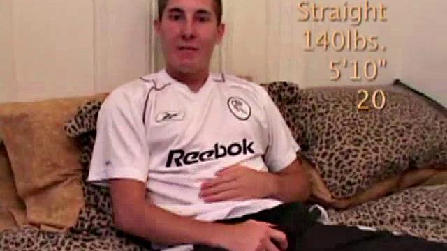 Taking off his clothes and working on his hard on, Kiefer Foxx gets himself all worked up before using a decent size dildo on his tight hole.