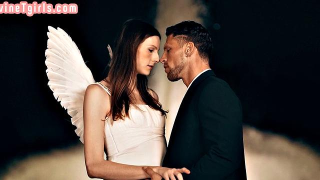 Glamour ladyboy analfucked after party in tight ass