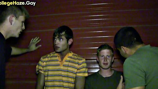 Real twink gets anal drilled in group sex