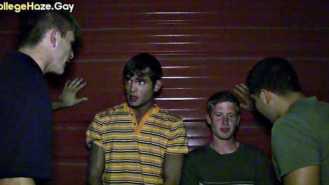 Real twink gets anal drilled in group sex