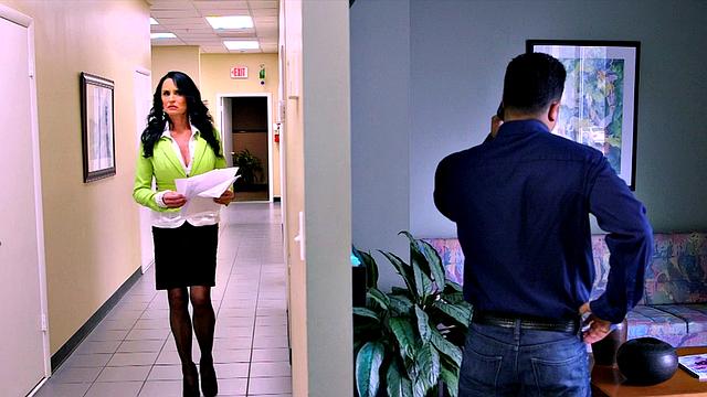 The ass-fucked boss is Rita Daniels