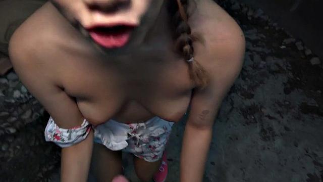 Public 21yo bae fucked hardcore by big white dick