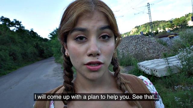 Public 21yo bae fucked hardcore by big white dick