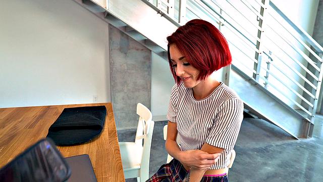 Curious Teen Gets Mature Romping