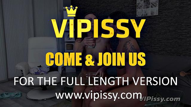 Stunning Girls Shower In Piss