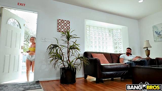 PAWG Step Daughter Gets Creamed