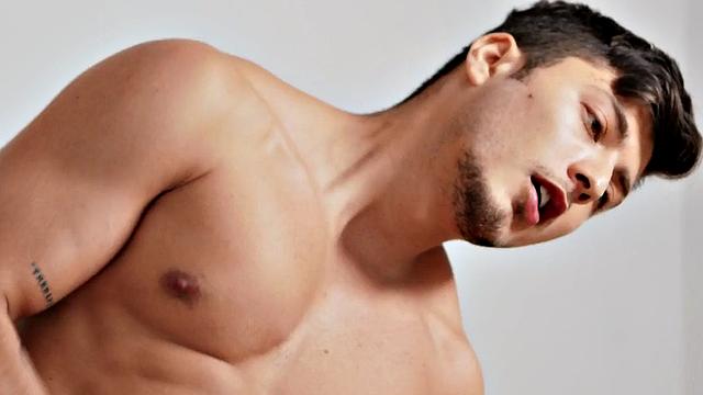 Straight jock eases anal tension