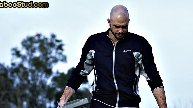 Taboo stud barebacked by stepbrother after training