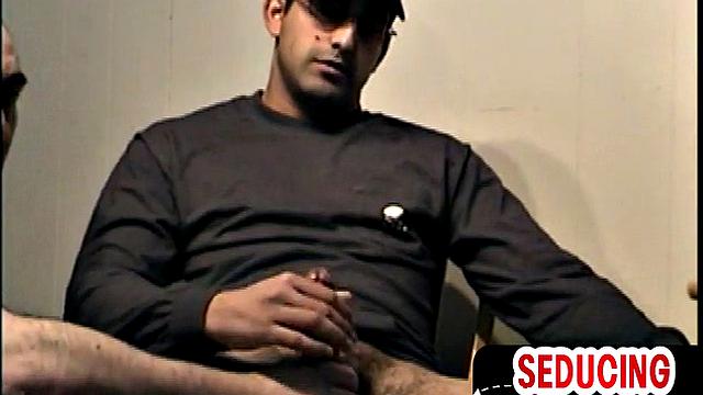 Amateur stud 1st time sucked by mature DILF at home