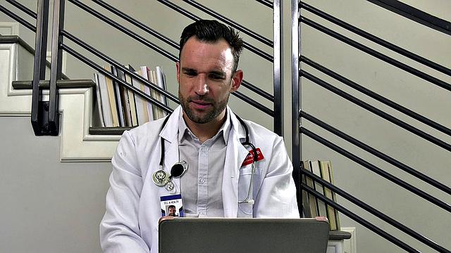 Anal Beads Stuck in Big Tits Maddy May's Ass, Needs an Deep Dicking