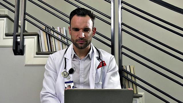 Anal Beads Stuck in Big Tits Maddy May's Ass, Needs an Deep Dicking