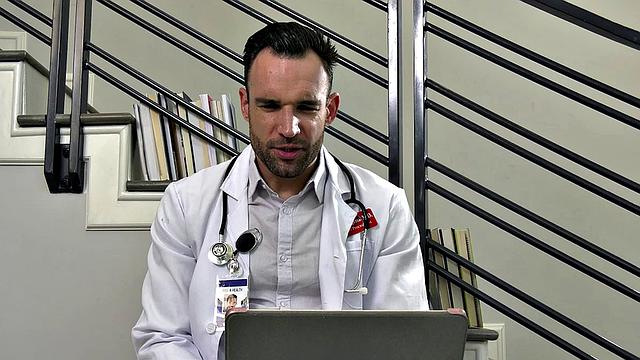 Anal Beads Stuck in Big Tits Maddy May's Ass, Needs an Deep Dicking