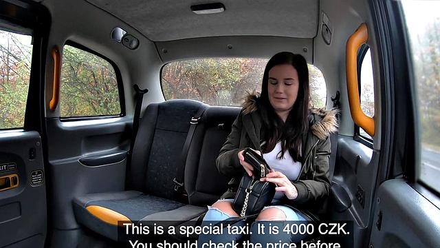 Большие сиськи на автосервисе: белый хрен устраивает весёлую поездку