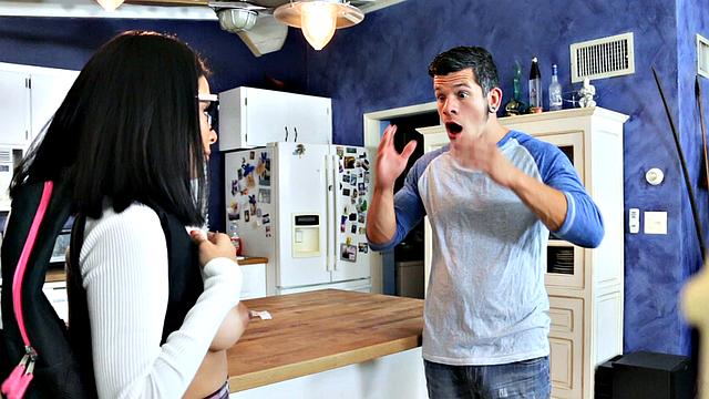 Bookworm Stepsis Gets Her First Time