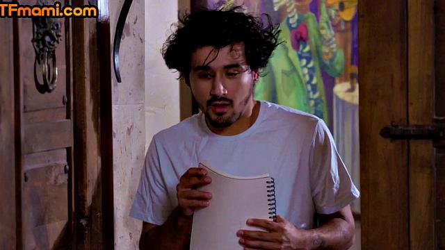 Hairy bigtitted MILF gets pussyfuck by stepson on sofa