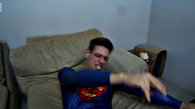 Gayslave suffers BDSM anal torment by hunk master