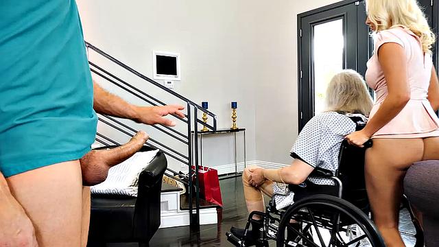 Athena's Husband Watches While She Gets Cock Therapy