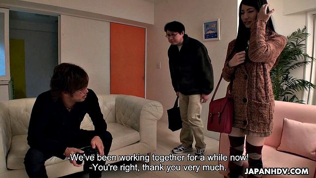 Yuuki Fuwari fucked with toys at photoshoot