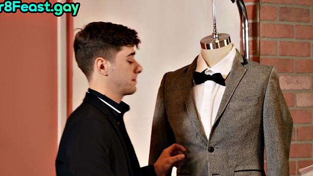 Barebacked dude smashed in ass by big white dick