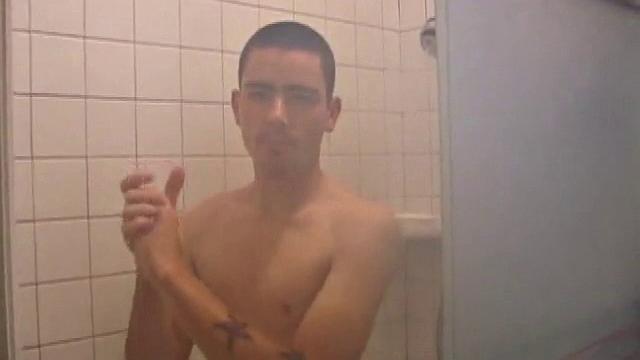 Amateur Dan Shower Self-Pleasuring