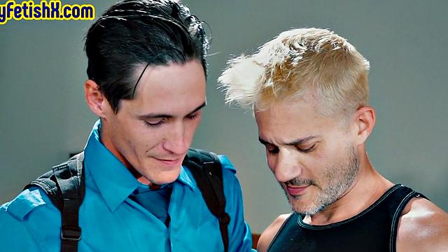 Police inspector rims and fists suspect in office