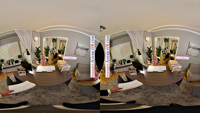 Kylie Page lets her co-worker enjoy her mouth and pussy to keep his mouth shut