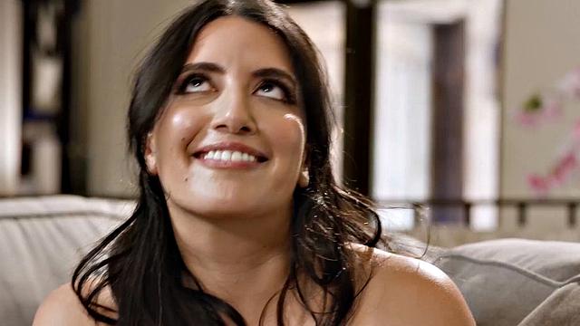 GIRLSWAY - Naturally Stacked Babe Sarah Arabic Is Turned On By Busty BFF Uniform