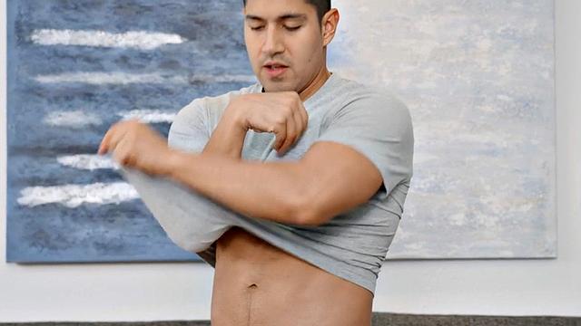 Solo athletic jock passionately stroking his cock