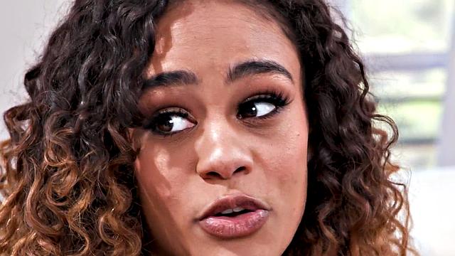 Hairy bitch in lingerie threesome