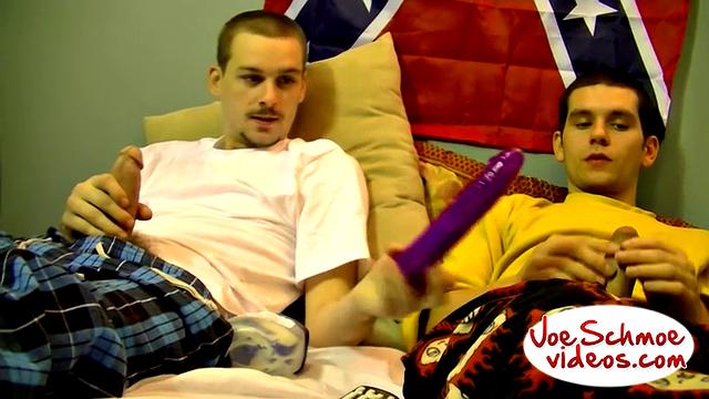 Boys Get Playful Jerking Off - Brian And Blaze