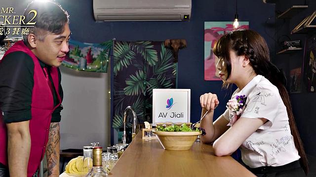 Freshly graduated Chinese teen gets boned deeply