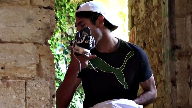 Real European amateurs in outdoor publicsex