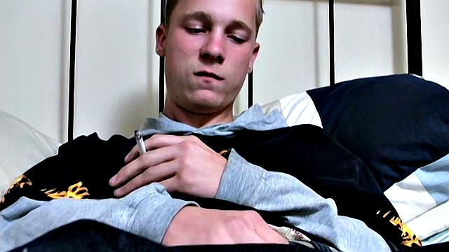 Jason takes control and dominates his man in an intense gay hookup