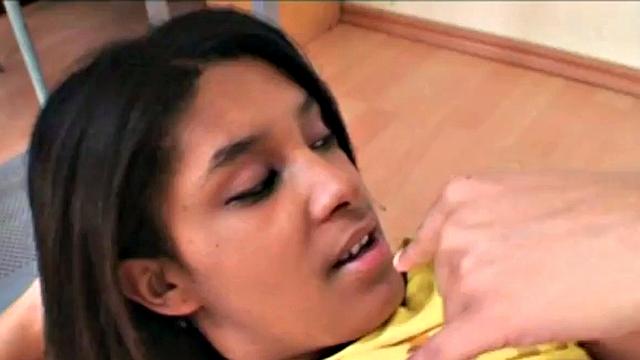 Black Teen Masturbate caught and Fucked by her teacher