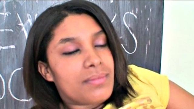 Black Teen Masturbate caught and Fucked by her teacher